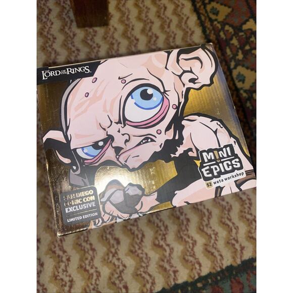 Weta Workshop Mini Epics GOLLUM w/Rabbits SDCC #19 Lord Of The Rings - Picture 6 of 7